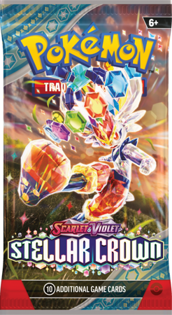 Booster Stellar Crown Pokemon TCG saszetka karty ORYGINALNE KARTY