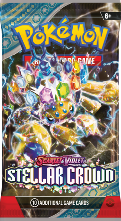 Booster Stellar Crown Pokemon TCG saszetka karty ORYGINALNE KARTY