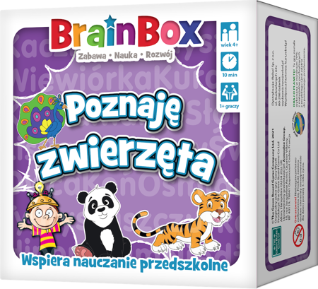 BrainBox PRZEDSZKOLE Zwierzęta Brain Box gra planszowa