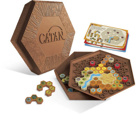 CATAN ŁAMIGŁÓWKA OSADNICY Z CATANU ANGIELSKA +JAJKO KOLUMBA gra planszowa