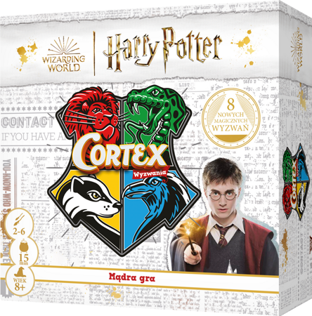 CORTEX Harry Potter gra planszowa układanka karciana logiczna dla dzieci