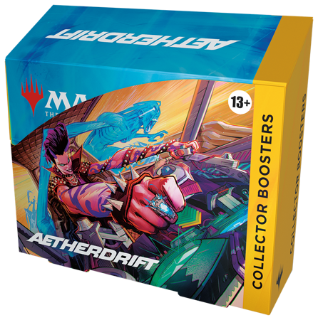 Collector Booster Box Aetherdrift karty MTG 12 boosterów Magic 2025 PREMIUM