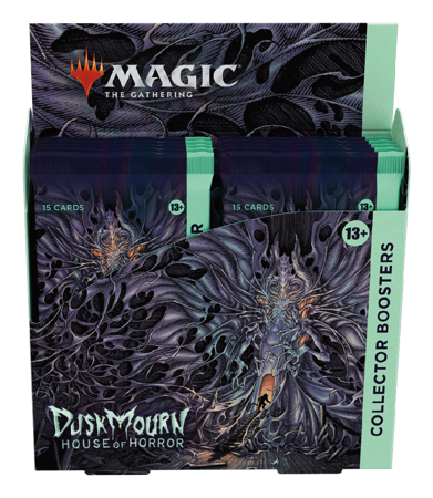 Collector Booster Box Duskmourn: House of Horror karty MTG 12 boosterów Magic 2024 PREMIUM