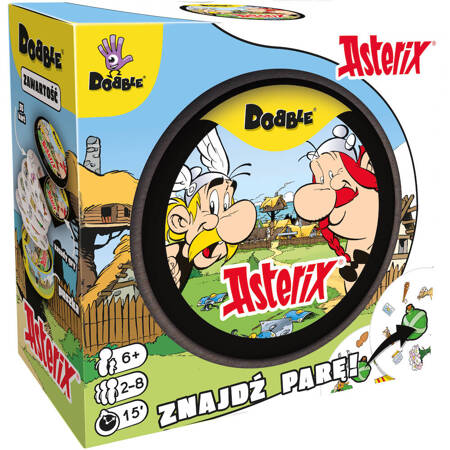 DOBBLE ASTERIX gra planszowa doble komiks karty dla dzieci i dorosłych