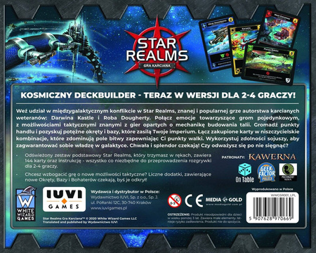DUŻE Star Realms GRA dla 2 osób deckbuilding