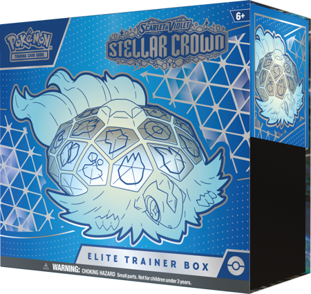 DUŻY ZESTAW Pokemon Stellar Crown ETB Elite Trainer Box ORYGINALNE KARTY