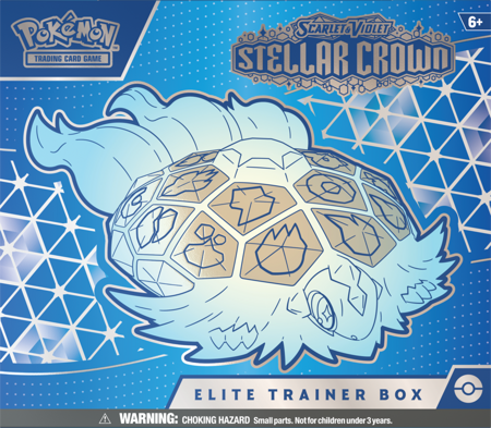 DUŻY ZESTAW Pokemon Stellar Crown ETB Elite Trainer Box ORYGINALNE KARTY