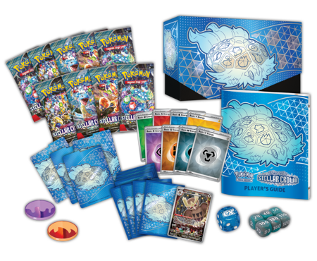 DUŻY ZESTAW Pokemon Stellar Crown ETB Elite Trainer Box ORYGINALNE KARTY