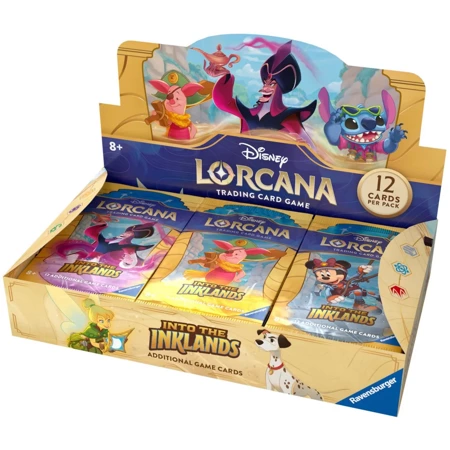 Disney Lorcana BOX gra karciana Into the Inklands karty 24x Booster Pack