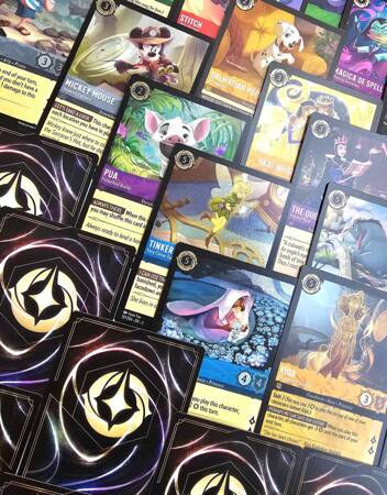 Disney Lorcana gra karciana Into the Inklands bajki Booster Pack NOWE KARTY