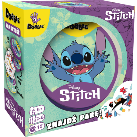 Dobble Stitch gra karciana doble dople sticz dla dzieci dziecięca RODZINNA