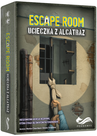 ESCAPE ROOM UCIECZKA Z ALCATRAZ gra planszowa kooperacyjna dla grupy