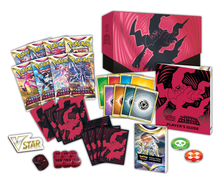 Elite Trainer Box 8 BOOSTERÓW koszulki na karty KOD Pokemon TCG Astral Radiance ORYGINALNE KARTY