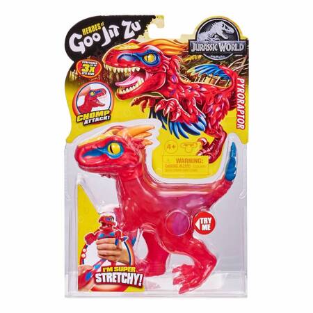 Goo Jit Zu Jurassic World Pyroraptor Giga figurka DINOZAUR rozciągliwa 3+