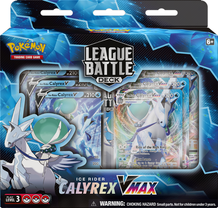 Ice Rider Calyrex VMAX League Battle Deck karty ORYGINALNE KARTY