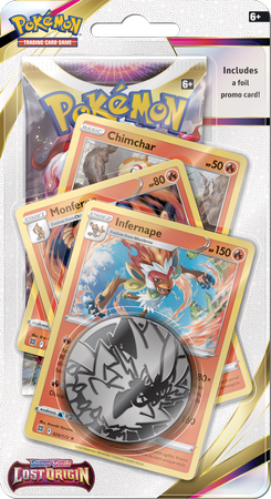 Infernape promo karty POKEMON +booster +KOD ORYGINAŁ Checklane PREMIUM Blister Lost Origin ORYGINALNE KARTY