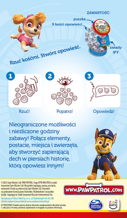 KOŚCI OPOWIEŚCI PSI PATROL kości do gry gra planszowa kościana Story Cubes