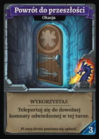 Karta promo ,,Powrót do przeszłości" do gry Brzdęk