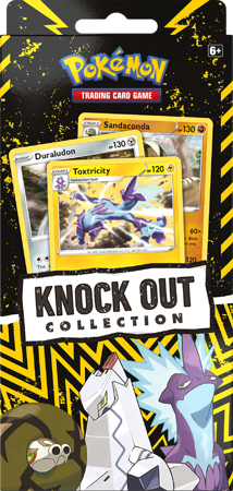 Karty Pokémon Go TCG 3x FOIL Knockout Collection Toxtricity ORYGINALNE KARTY