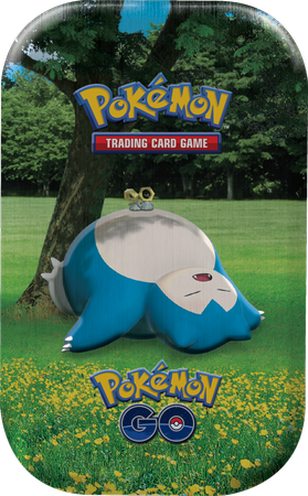 Karty Pokémon Go TCG Tin Puszka 2x booster moneta Snorlax ORYGINALNE KARTY