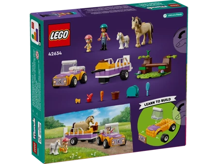 Klocki LEGO Friends 42634 Przyczepka dla konia i kucyka