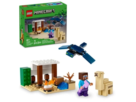 Klocki LEGO Minecraft 21251 Pustynna wyprawa Stevea