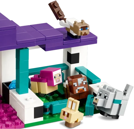 Klocki LEGO Minecraft 21253 Rezerwat zwierząt