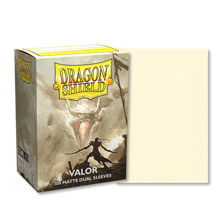 Koszulki PREMIUM na karty talię Pokemon MtG Magic Dual MATTE Dragon Shield Sleeves protektory Valor (100 sztuk)
