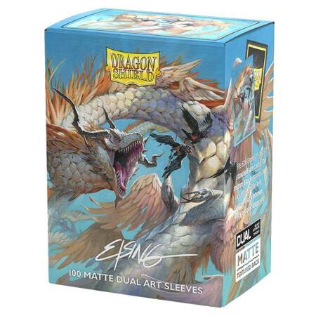 Koszulki PREMIUM na karty talię Pokemon MtG Magic Dual Matte ILUSTROWANE Dragon Shield Ejsingandr Sleeves protektory (100 sztuk)