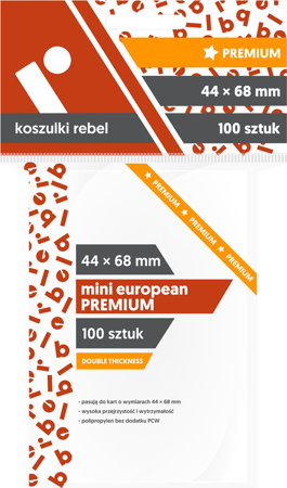 Koszulki Rebel 44x68 Mini European Premium 100 SZT