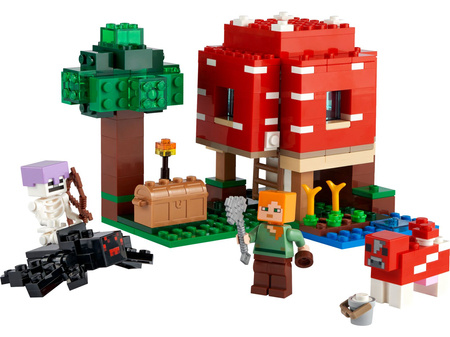 LEGO Minecraft 21179 Dom w grzybie klocki Alex