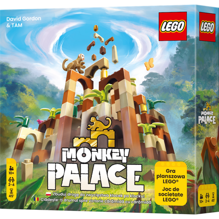 LEGO gra planszowa Monkey Palace rodzinna karty płytka konstrukcyjna klocki