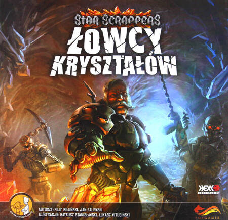 ŁOWCY KRYSZTAŁÓW strategiczna gra planszowa fantasy kosmos science fiction