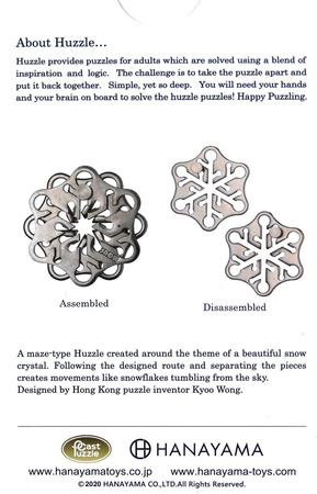 Łamigłówka Cast Huzzle Snow 2/6 Poziom trudności