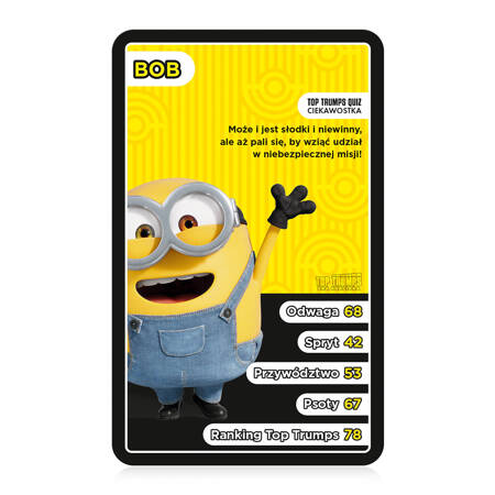 MINIONKI gra planszowa karciana karty Top Trumps do gry POLSKA EDYCJA