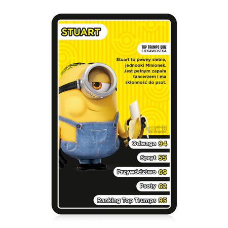 MINIONKI gra planszowa karciana karty Top Trumps do gry POLSKA EDYCJA