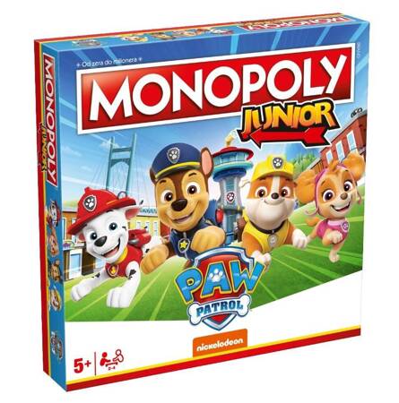 MONOPOLY PSI PATROL gra planszowa dla dzieci Monopol Junior DUŃSKA EDYCJA