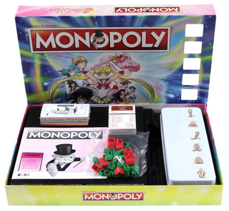 MONOPOLY SAILOR MOON gra planszowa standard Hasbro classic EDYCJA POLSKA