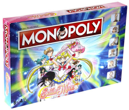 MONOPOLY SAILOR MOON gra planszowa standard Hasbro classic EDYCJA POLSKA