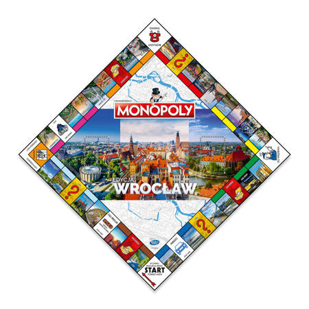 MONOPOLY WROCŁAW gra planszowa monopol Hasbro Standard PIĘKNA EDYCJA POLSKA