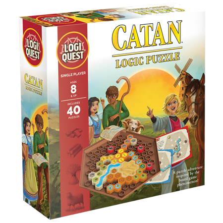 OUTLET CATAN 40 ŁAMIGŁÓWEK gra planszowa łamigłówka OSADNICY Z CATANU ANGIELSKA