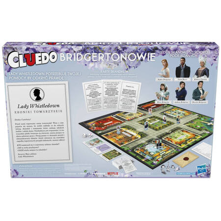 OUTLET CLUEDO Bridgertonowie POLSKA EDYCJA serial Bridgerton gra planszowa HASBRO