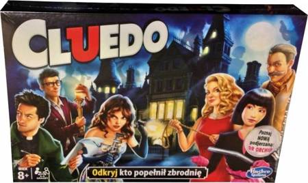 OUTLET CLUEDO kultowa gra planszowa HASBRO POLSKA Nowa