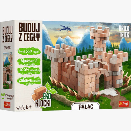 OUTLET EKO BRICK TRICK PAŁAC Trefl Buduj klocki z cegły