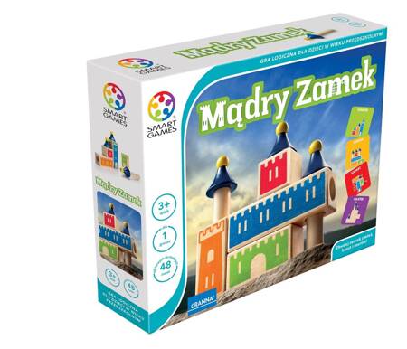 OUTLET MĄDRY ZAMEK gra planszowa logiczna edukacyjna dla dzieci Smart Games Polska