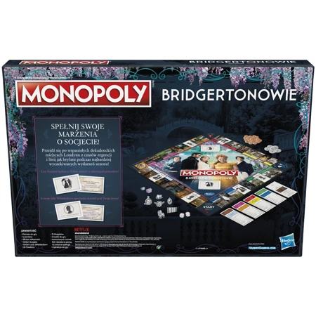 OUTLET Monopoly Bridgertonowie gra planszowa standard monopol edycja POLSKA 17+