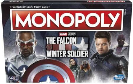 OUTLET Monopoly Marvel Falcon Winter Soldier gra planszowa JĘZ ANG. KOLEKCJONERSKA