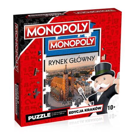 OUTLET Puzzle MONOPOLY SQUARE Kraków Rynek puzle PREMIUM