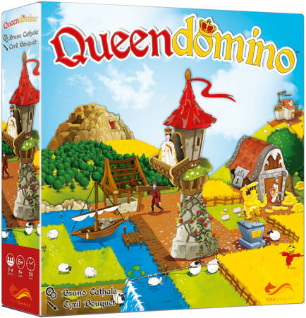 OUTLET QUEENDOMINO gra planszowa rodzinna Kingdomino 2 do 6 osób DUŻA PIĘKNA