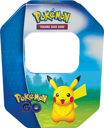 PIKACHU PUDEŁKO METALOWE na karty talię Pokemon TCG pusta puszka ORYGINALNA